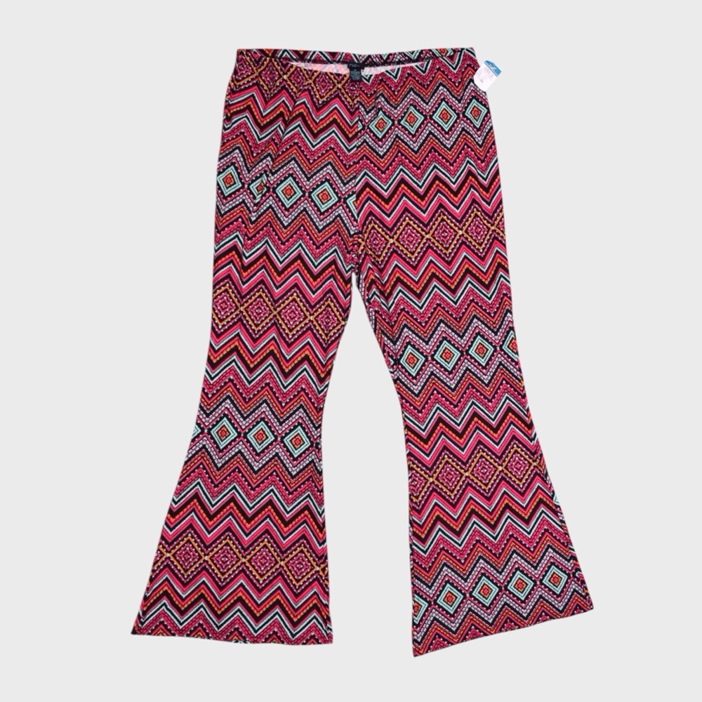 Rue21 Retro Geometric Print Flare Pants